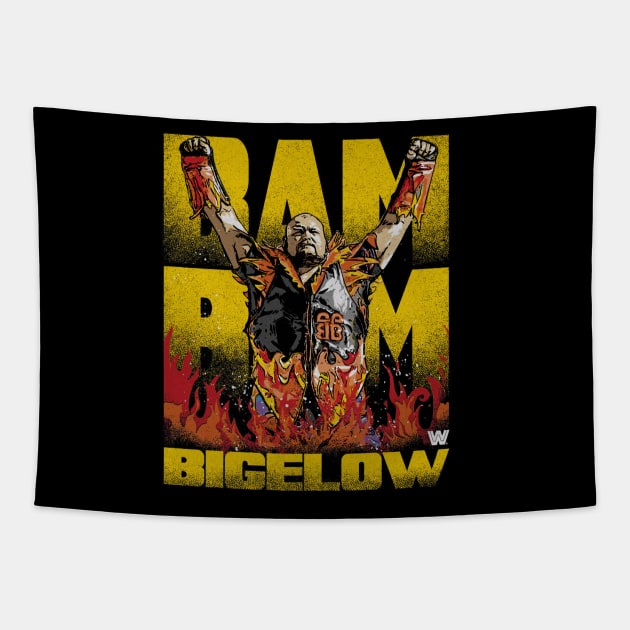 Bam Bam Bigelow Celebration Tapestry by MunMun_Design