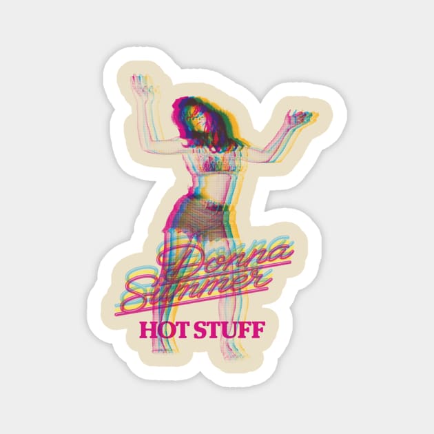 Donna Summer hot stuff Magnet by HAPPY TRIP PRESS