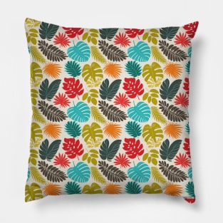 Tropical Tree Leaves: A Vibrant Study of Nature's Canopy Pillow