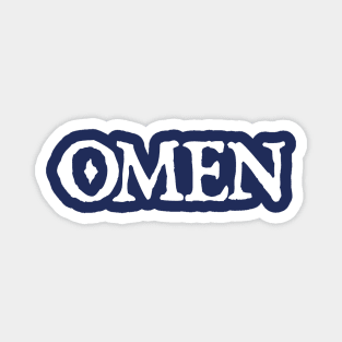 Omen full white Magnet