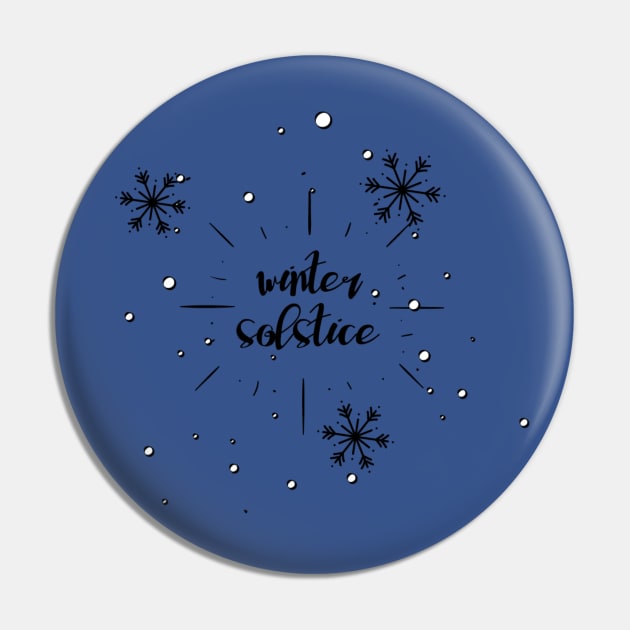 Hello Winter December 21 Winter Solstice Pin by Lilac Beetle