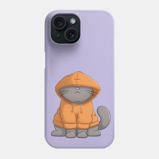 Funny Grey Cat Phone Case