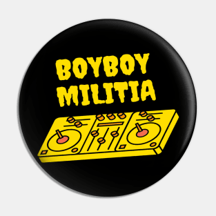 Boyboy Militia - Vinyl collection (yellow) Pin