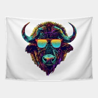 Buff Up Your Brains: The Bison Bookworm! Tapestry