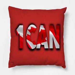 One can on Canada Day Pillow