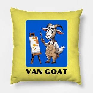 Van Goat | Goat Pun Pillow