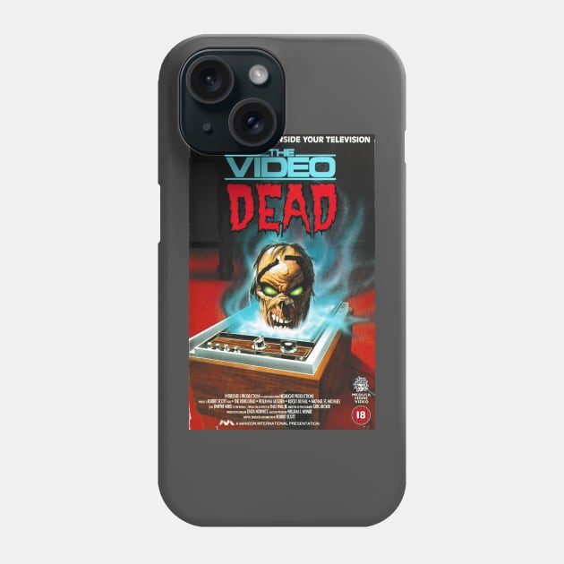 The Video Dead Phone Case by VHS Retro T-Shirts