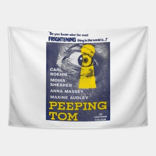 Peeping Tom Movie Poster Tapestry