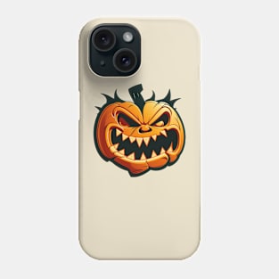 Laughing Pumpkin Head - Phone Case