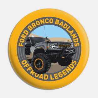 4x4 Offroad Legends: Ford Bronco Badlands Sasquatch Pin