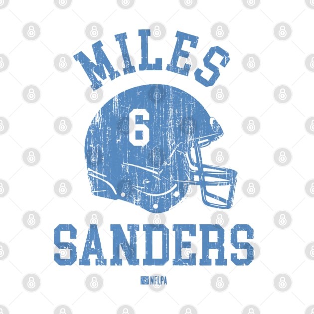 Miles Sanders Carolina Helmet Font by TodosRigatSot