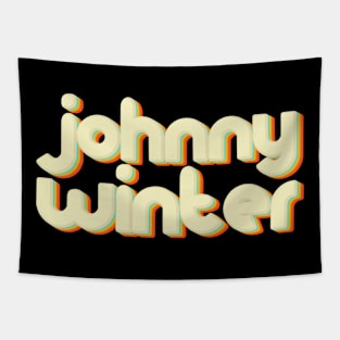 vintage color johnny winter Tapestry