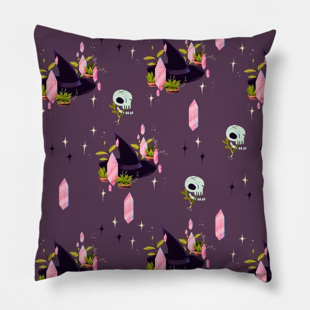 Halloween Pattern No4 Pillow by Mofy