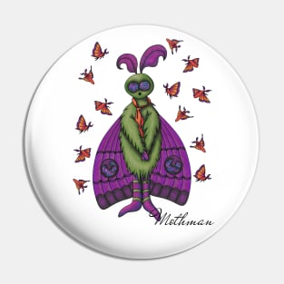 Cute Cryptid -Mothman Pin