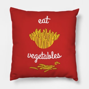 Eat Vegetables Pillow