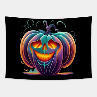 Vintage Halloween Pumpkin 2023. Halloween 2023 Tapestry