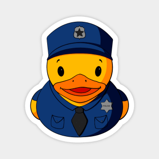 Police Rubber Duck Magnet