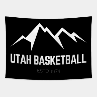 Utah Jazz Basketball 1974 Tapestry