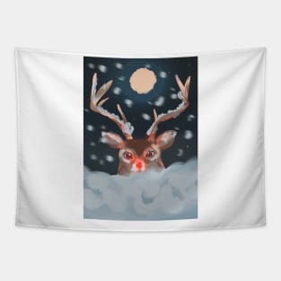 Rudolph The Red-Nosed Reindeer Tapestry