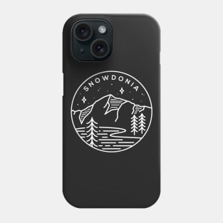 Snowdonia National Park Emblem - Black Phone Case