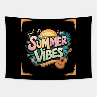 Summer vibes 2024. Guitar and music lovers Tapestry