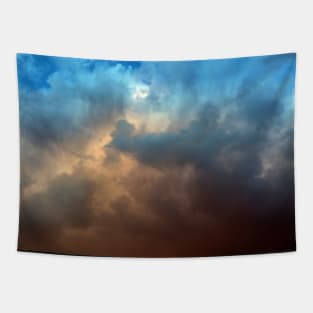 Stormy Autumn Clouds Tapestry