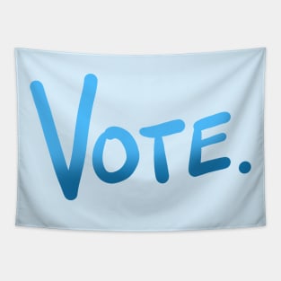 Vote! (Blue Ombre) Tapestry