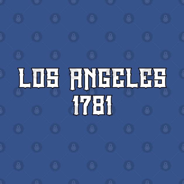 Los Angeles 1781 by Travellers