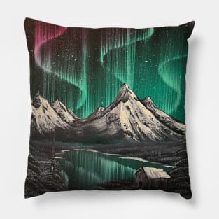 Christmas Northern Lights Pillow