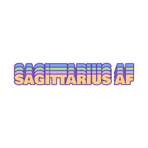 Sagittarius AF by Tip Top Tee's