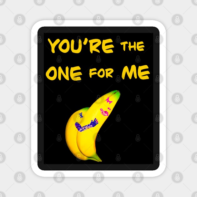 The Best Valentine’s Day Gift ideas 2022, Valentine Cuddle snuggle bananas. Bananas cuddling while sleeping, Valentine’s Day box idea,  Valentine’s day Magnet by Artonmytee