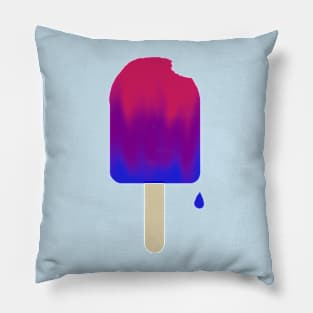 One Proud Popsicle - Bi Pride Flag Pillow
