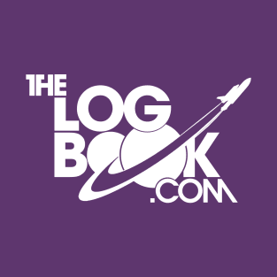 theLogBook.com New Logo in white - Shuttle T-Shirt