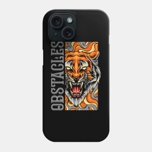 Obstacles Tiger Phone Case