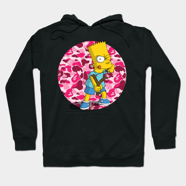 bart simpson bape hoodie