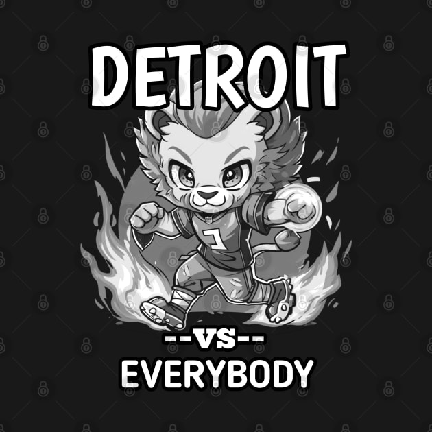 Discover Detroit vs Everybody - Detroit Vs Everybody - Crewneck Sweatshirt