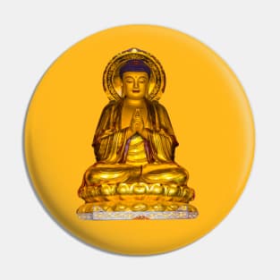 Golden Buddha Pin