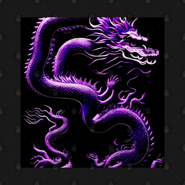 The Dragon Purple by BlakCircleGirl