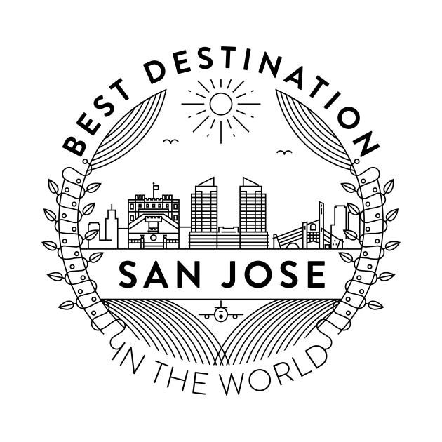 San Jose Minimal Badge Design by kursatunsal