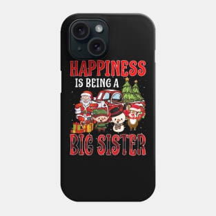 Happiness Is Being A Big Sister Christmas Phone Case