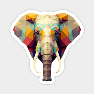 Majestic Elephant Head Poly Magnet