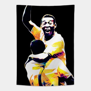 Pele Pop Art Tapestry