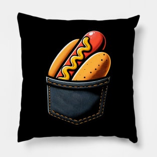 hotdog pocket Pillow