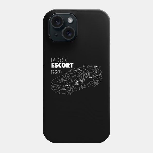 Ford Escort Phone Case by kindacoolbutnotreally