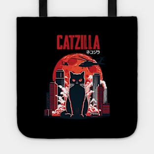 Vintage Catzilla Cat Tote