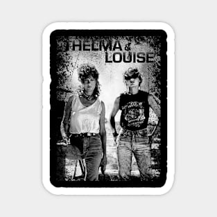 Thelma & Louise // Vintage Style Design Magnet