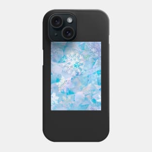 Snowflake crystal Ice Phone Case