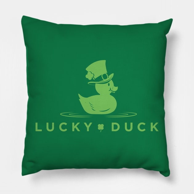 Lucky Duck Pillow by zacrizy
