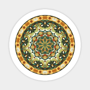 Bright circular arabic ornaments Magnet