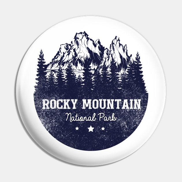 Rocky Mountain National Park Pin by levitskydelicia